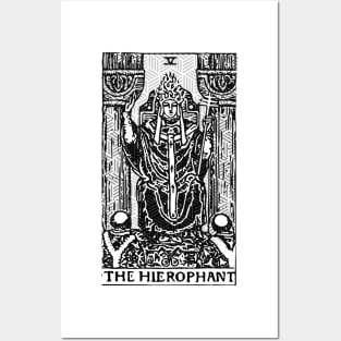 The Hierophant - A Geometric Tarot Print Posters and Art